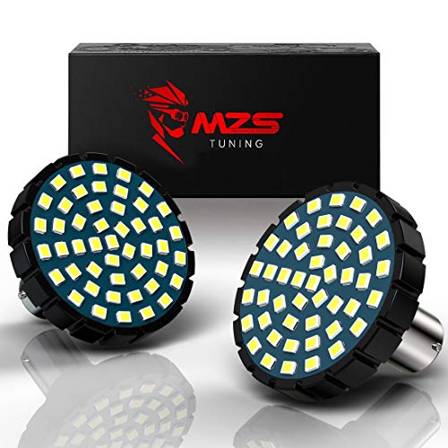 MZS 2" 1157 Turn Signal LED Bulb Running Light Kit Bullet Style w/Dual Color (48White + 48Amber) Front or Rear Compatible Most Family Motorcycles (Pack of 2) MZS 2" 1157 Turn Signal LED Bulb Running Light Kit Bullet Style w/Dual Color (48White + 48Amber) Front or Rear Compatible Most Family Motorcycles (Pack of 2)