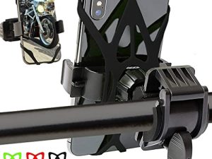 Mongoora Bike & Motorcycle Phone Mount - GPS Cell Phone Holder for Bicycle Handlebar - Easy to Install Bike Accessories Fits iPhone
