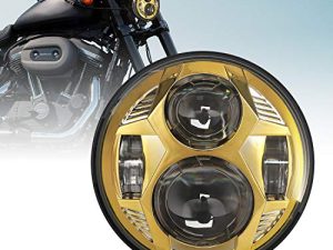 LX-LIGHT 51W Motorcycle 5-3/4 5.75 LED Headlight Compatible with Motorcycle 883