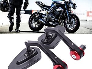 Motorcycle mirror 7/8"22mm Handle Bar End Motorcycle Rearview Side Mirrors Compatible With Sportster 883 Street bike Dirt bike chopper