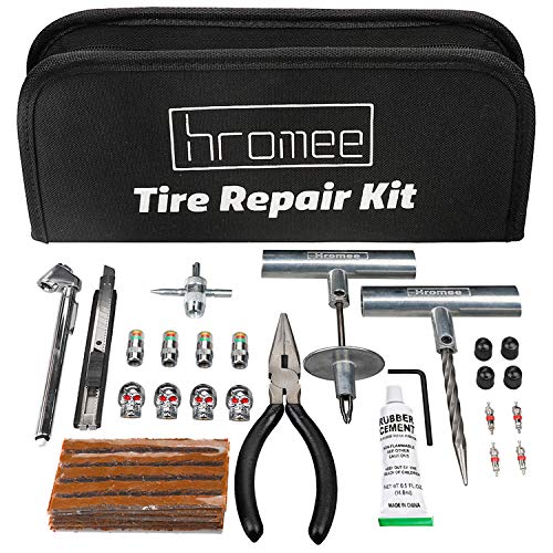 Hromee 56 Pieces Tire Repair Tools Kit for Car Hromee 56 Pieces Tire Repair Tools Kit for Car
