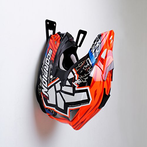 BESTUNT Motorcycle Helmet Holder - Shelf Hanger Storage Rack | Mount on Wall Accessories | Black BESTUNT Motorcycle Helmet Holder - Shelf Hanger Storage Rack | Mount on Wall Accessories | Black