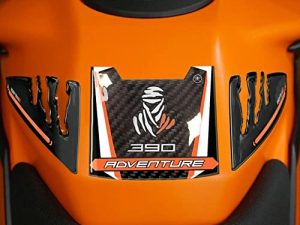 Labelbike 3D Resin Sticker Tank Sticker for Motorcycle Tanks Compatible with KTM 390 Adventure