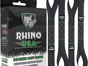 Rhino USA Soft Loop Motorcycle Tie-Down Straps (4PK) - 10