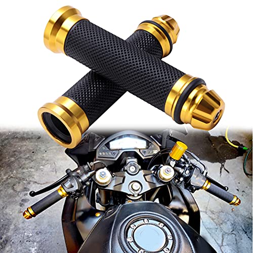 Universal Pair Of 7/8" 22mm Rubber Handlebar Hand Grip Bar End For Motorcycle Bike Cafe Racer Universal Pair Of 7/8" 22mm Rubber Handlebar Hand Grip Bar End For Motorcycle Bike Cafe Racer
