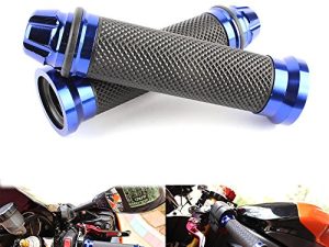 Universal 7/8" 22mm Motorcycle Handlebar Grips Gel Rubble Compatible with Chopper Cruiser Bike Street Bike Dirt Bike
