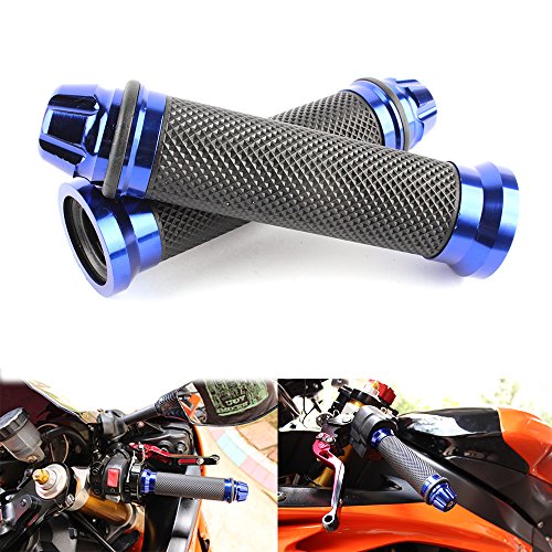 Universal 7/8" 22mm Motorcycle Handlebar Grips Gel Rubble Compatible with Chopper Cruiser Bike Street Bike Dirt Bike Universal 7/8" 22mm Motorcycle Handlebar Grips Gel Rubble Compatible with Chopper Cruiser Bike Street Bike Dirt Bike