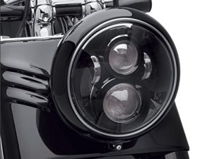 Dot Approved 7Inch Black LED Headlight Compatible with Motorcycle Tour