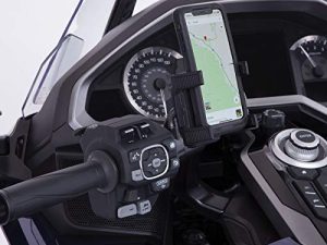 Goldstrike Smartphone Holder with Black Left Side Accessory Mount for Gold Wing