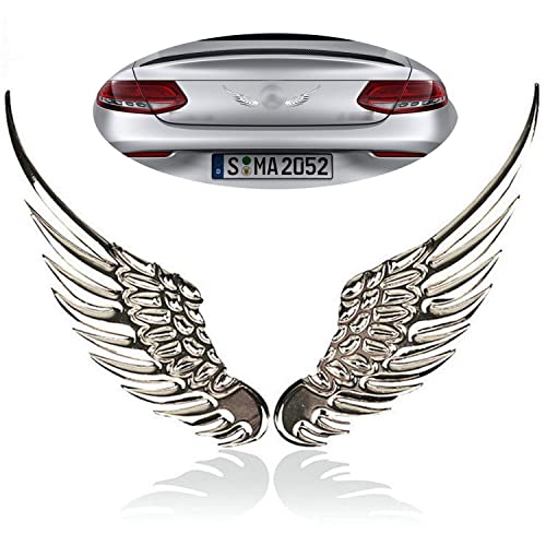 jeseny 2 PCS Car 3D Angel Wings Badges Decals jeseny 2 PCS Car 3D Angel Wings Badges Decals