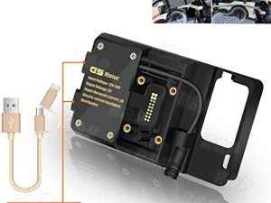 R&P for BMW R1200GS Mobile Phone Navigation Bracket ADV F700 800GS CRF1000L Africa Twin for Honda Motorcycle USB Charging 12MM Mount