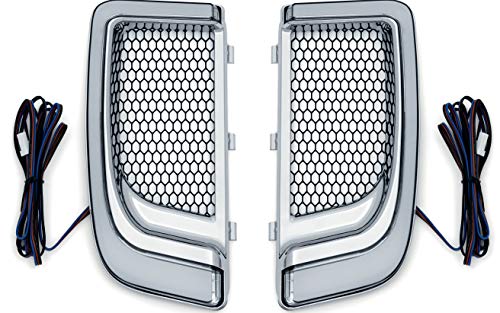 Kuryakyn 5063 Motorcycle Lighting Accessory: Tracer LED Running Light/Turn Signal Fairing Lower Grills for 2014-20 Harley-Davidson Motorcycles Kuryakyn 5063 Motorcycle Lighting Accessory: Tracer LED Running Light/Turn Signal Fairing Lower Grills for 2014-20 Harley-Davidson Motorcycles
