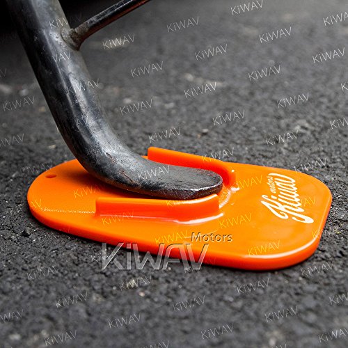 KiWAV Motorcycle Motocross Kickstand pad support orange x1 piece soft ground outdoor parking anti sinking KiWAV Motorcycle Motocross Kickstand pad support orange x1 piece soft ground outdoor parking anti sinking