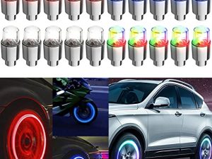JHMUERN 20Pcs Tire Valve Light