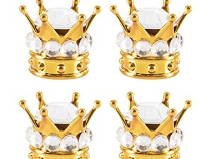 SINGARO Car Crown Tire Valve Cap