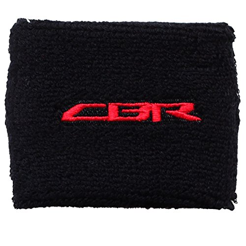 Black/Red Brake Reservoir Cover by MotoSocks Compatible with Honda CBR Black/Red Brake Reservoir Cover by MotoSocks Compatible with Honda CBR