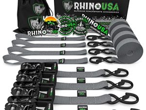 RHINO USA Ratchet Straps Tie Down Kit