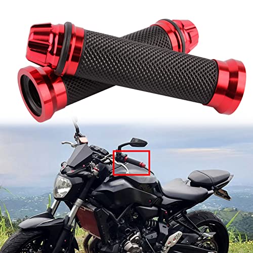 Custom Motorcycle Sport Bike CNC Aluminum 7/8" 22mm Handlebar Rubber Gel Hand Grips For Chopper Cruiser Bike Custom Motorcycle Sport Bike CNC Aluminum 7/8" 22mm Handlebar Rubber Gel Hand Grips For Chopper Cruiser Bike