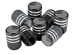 American Flag Tire Valve Stem Caps