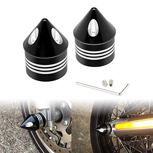 PBYMT Black Front Axle Nut Covers Caps Compatible for Harley Davidson Dyna Softail Touring Road King Electra Street Glide 2008-2020 PBYMT Black Front Axle Nut Covers Caps Compatible for Harley Davidson Dyna Softail Touring Road King Electra Street Glide 2008-2020