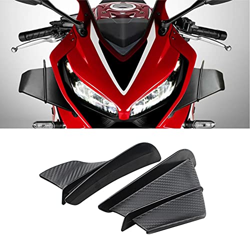 Motorcycle Winglet Carbon ABS Fiber Fairing Motorcycle Wing Aerodynamic Winglet Dynamic Spoiler Wings Universal Modification Accessory Motorcycle Wing Spoiler Motorcycle Winglet Carbon ABS Fiber Fairing Motorcycle Wing Aerodynamic Winglet Dynamic Spoiler Wings Universal Modification Accessory Motorcycle Wing Spoiler