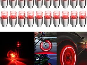 JHMUERN 20Pcs Car Tire Valve Lights