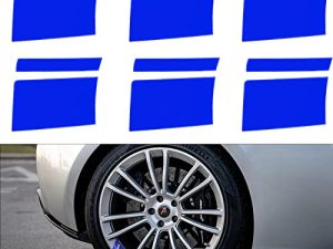 6 Pcs Wheel Rim Decal Stripes Car Decals Reflective Car Stickers Stripe Wheel Rim Decal Stripes Accessories Decoration for Car