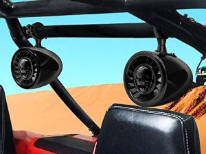 GoHawk AS5-X Gen.3 All-in-One 600W Built-in Amplifier 5" Full Range Waterproof Bluetooth ATV RZR UTV Stereo Speakers Audio Amp System USB AUX