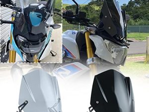 Kacvbei Motorbike Touring Windscreen Windshield Wind Screen Deflectors Visor fits for B-M-W G310R G310 R 2016 2017 2018 2019 2020 2021 2022 Accessories G 310R 16 17 18 19 20 21 22 (Smoke)