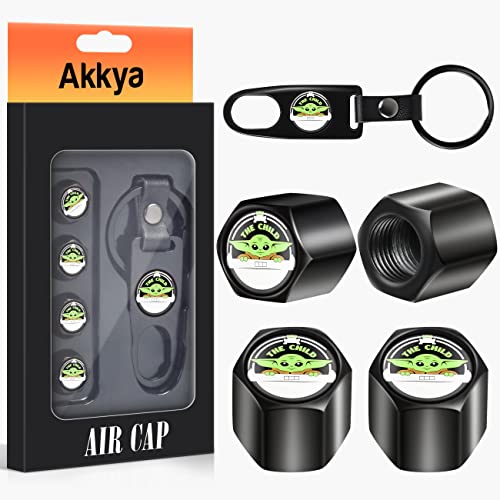 Akkya Tire Valve Stem Caps Cover for Car Bike Bicycle Motorcycles Tractors Mountain Bikes Trucks Cute Cartoon Trendy Black Metal Chrome Tire Air Pressure Covers Wheel Accessories Parts Akkya Tire Valve Stem Caps Cover for Car Bike Bicycle Motorcycles Tractors Mountain Bikes Trucks Cute Cartoon Trendy Black Metal Chrome Tire Air Pressure Covers Wheel Accessories Parts