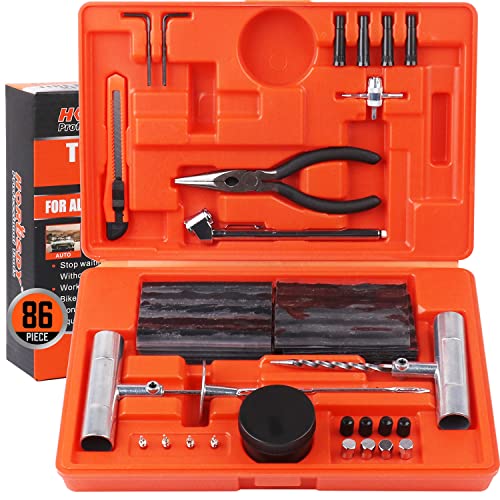 HORUSDY 86-Piece Tire Repair Kit HORUSDY 86-Piece Tire Repair Kit