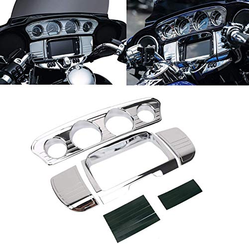 buyinhouse Seat Bolt Street Glide Windshield for Harley Davidson Touring Electra Glide Street Glide Ultra Limited & Tri-Glide Ultra 2014-2019 Motorcycle Dashboard Kit Gauge Chrome buyinhouse Seat Bolt Street Glide Windshield for Harley Davidson Touring Electra Glide Street Glide Ultra Limited & Tri-Glide Ultra 2014-2019 Motorcycle Dashboard Kit Gauge Chrome