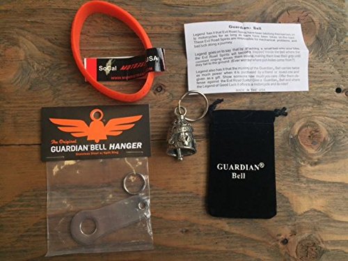 Guardian Bell BIKER ANGEL COMPLETE MOTORCYCLE KIT W/HANGER & WRISTBAND Guardian Bell BIKER ANGEL COMPLETE MOTORCYCLE KIT W/HANGER & WRISTBAND