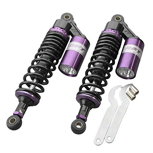 Newsmarts 2pcs Adjustable 320mm Motorbike Air Shock Absorbers Suspension Universal Fit for Honda Suzuki Yamaha Kawasaki ATV Go Kart Quad Dirt Sport Bikes Newsmarts 2pcs Adjustable 320mm Motorbike Air Shock Absorbers Suspension Universal Fit for Honda Suzuki Yamaha Kawasaki ATV Go Kart Quad Dirt Sport Bikes