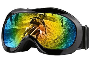 JAMIEWIN ATV Goggles Motorcycle Dirt Bike UV Ski Protection Off Road Racing Glass for Kids