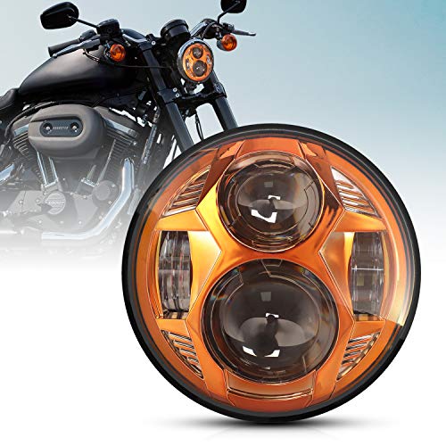 LX-LIGHT DOT Approved 51W 5-3/4" 5.75" Round LED Projection Headlight Compatible with Haley Motorcycles LX-LIGHT DOT Approved 51W 5-3/4" 5.75" Round LED Projection Headlight Compatible with Haley Motorcycles