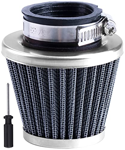 CNCMOTOK 38mm Air Filter For 90cc 110cc 125cc Dirt Pit Bike Chinese GY6 50cc QMB139 Moped Scooter Off Road Motorcycle ATV Quad XR50 CRF50 CRF70 XR CRF KLX Apollo SSR Lifan Engine Parts (White) CNCMOTOK 38mm Air Filter For 90cc 110cc 125cc Dirt Pit Bike Chinese GY6 50cc QMB139 Moped Scooter Off Road Motorcycle ATV Quad XR50 CRF50 CRF70 XR CRF KLX Apollo SSR Lifan Engine Parts (White)