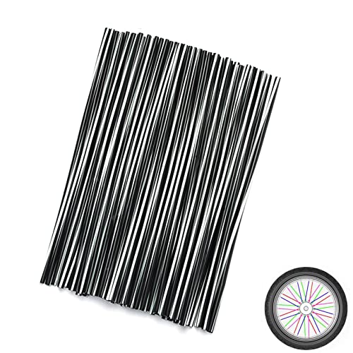 72Pcs Universal Spoke Skins Cover - Ovelur Wheel Spoke Wraps Skins Pipe Trim Decoration Protector For Motorcycle Dirt Bike Yamaha Harley Suzuki(Black and White) 72Pcs Universal Spoke Skins Cover - Ovelur Wheel Spoke Wraps Skins Pipe Trim Decoration Protector For Motorcycle Dirt Bike Yamaha Harley Suzuki(Black and White)