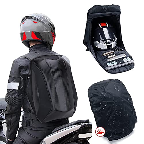Motorcycle Backpack Waterproof Hard Shell Helmet Backpack Carbon Fiber Riding Backpack for Men Motorcycle Accessories Motorcycle Backpack Waterproof Hard Shell Helmet Backpack Carbon Fiber Riding Backpack for Men Motorcycle Accessories