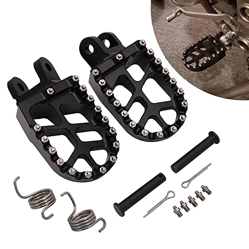 Dirt Bike Foot Pegs Motorcycle Foot Pegs Pedals CNC MX Wide Footpegs for CR80R/RB 1996-2002/CR85R/RB 2003-2007/XR250R 1996-2004/XR400R 1996-2004/XR600R 1989-2000/XR650L 1992-2021/ XR650R 2000-2007 Dirt Bike Foot Pegs Motorcycle Foot Pegs Pedals CNC MX Wide Footpegs for CR80R/RB 1996-2002/CR85R/RB 2003-2007/XR250R 1996-2004/XR400R 1996-2004/XR600R 1989-2000/XR650L 1992-2021/ XR650R 2000-2007