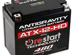Antigravity ATX12-HD. Heavy Duty Lithium Motorcycle and Powersport Battery with Built in Jump Starting