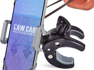 CAW.CAR Accessories Metal Bike & Motorcycle Phone Mount - The Only Unbreakable Handlebar Holder for iPhone
