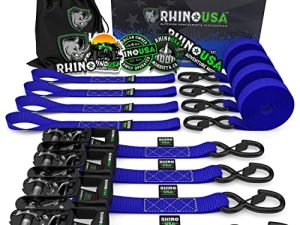 RHINO USA Ratchet Straps Tie Down Kit