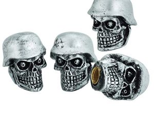 Lunsom Skull Shape Valve Stem Caps Devil Car Tire Valves Cover Resin Air Tires Cap Accessories Fit Most Vehicle
