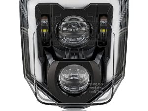 XPCTD Dirt Bike Headlight 3200LM LED Motocross Headlight with DRL Fit For Husqvarna FE250 FE350 FE450 FE501 FE501S FE701SM TE150 TE250i TE300i TX125 FC250 2017-2022 Pit Bike Enduro Motorcycle Black